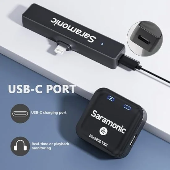 saramonic Lightning 2.4G Dual Channel Wireless Microphone